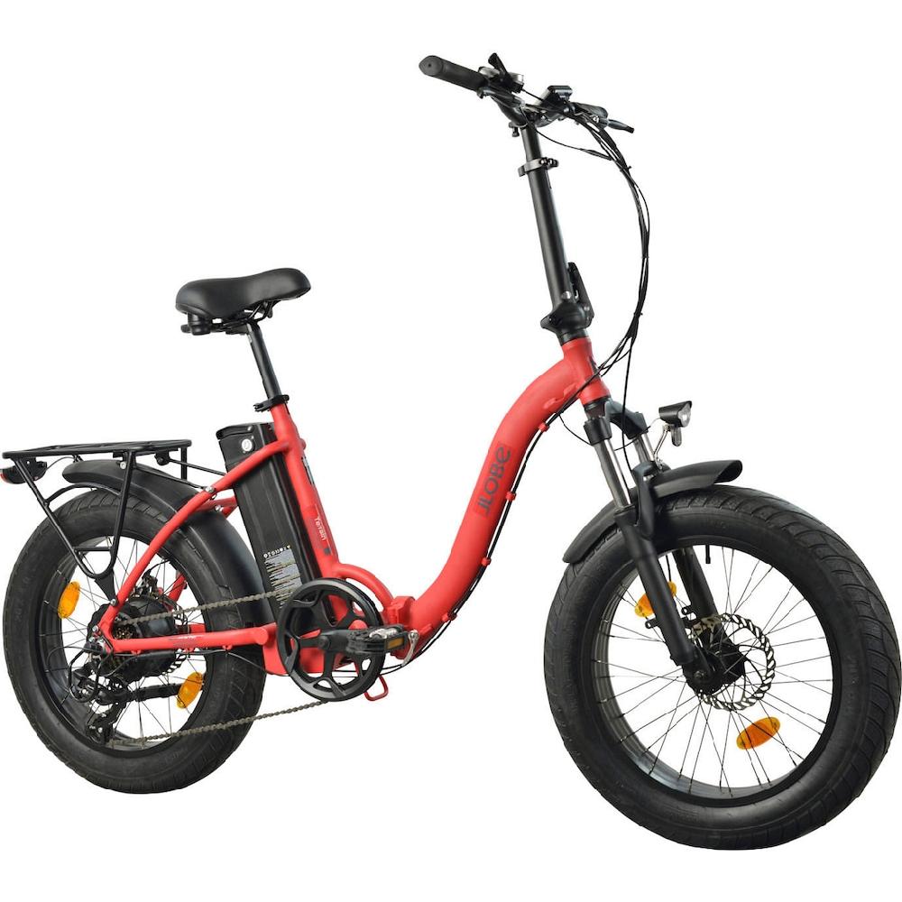 LLobe E-Bike »Elektro Faltrad 20" Terrain rot« Shimano Tourney Heckmotor 250 W Speichern exportieren