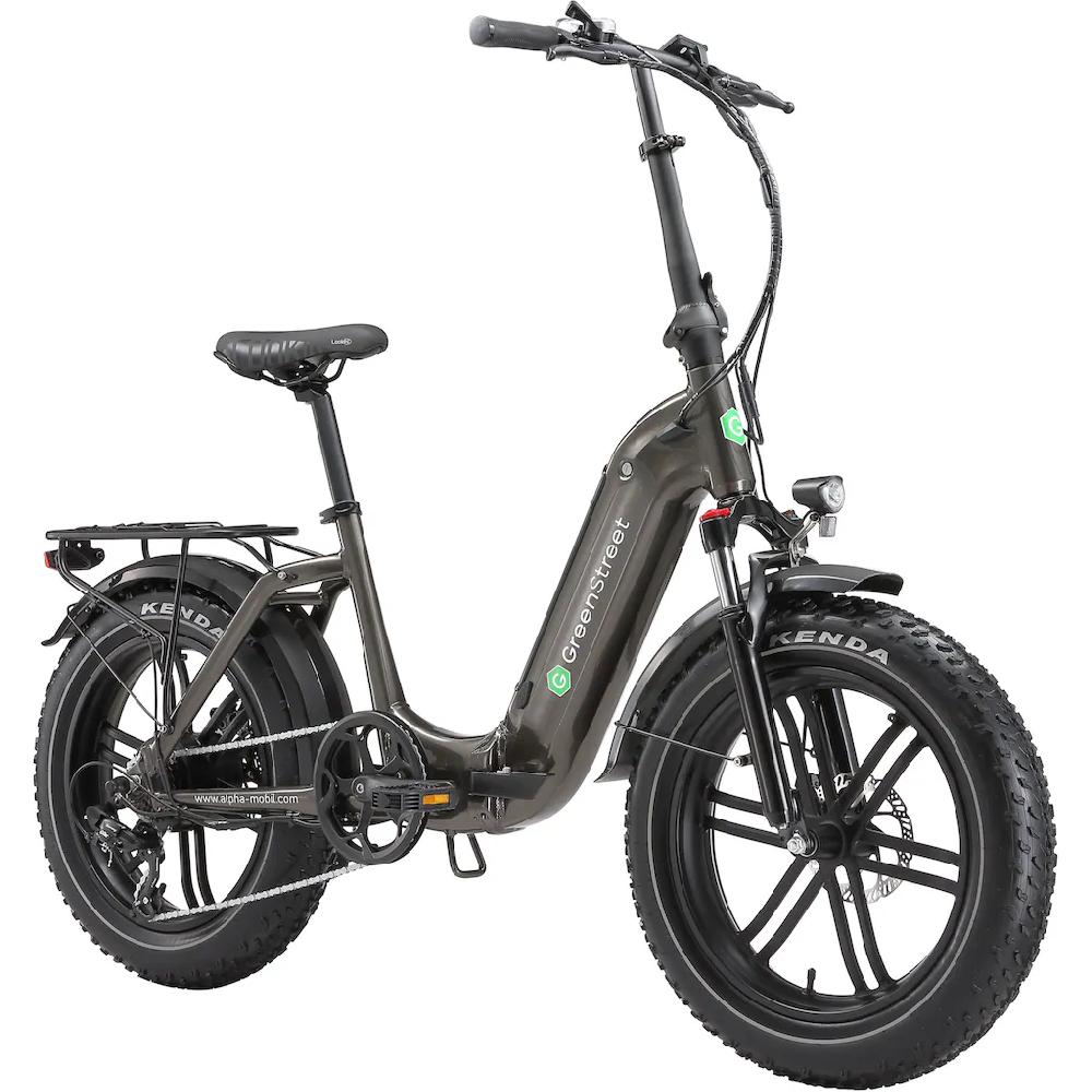 GreenStreet E-Bike »Tiefeinsteiger Klapprad GS5« 7 Gang Shimano Heckmotor 250 W (Set 2 tlg. mit Akku-Ladegeräte Fat Tires) Pedelec Elektrofahrrad für Damen u. Herren Klapprad auf Rechnung online bestellen zollfrei