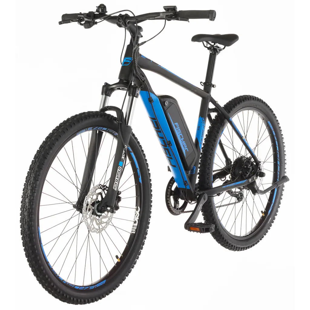 FISCHER Fahrrad E-Bike »MONTIS EM 1922 422 - 27 5 Zoll« 9 Gang Shimano Altus Heckmotor 250 W (mit Schloss) Pedelec Elektrofahrrad für Damen u. Herren MTB Mountainbike auf Raten 50% Rabatt für begrenzte Zeit