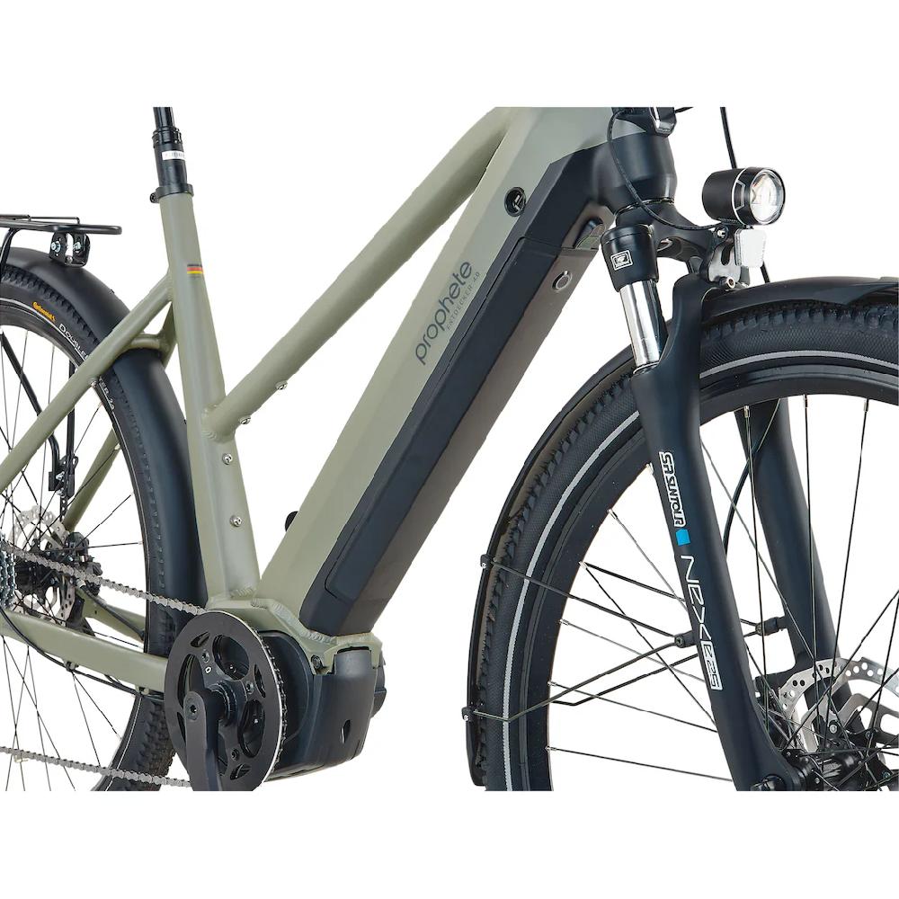 Prophete E-Bike »Entdecker 4.0« 10 Gang microSHIFT RD-M61S Mittelmotor 250 W Pedelec Elektrofahrrad für Damen Trekkingrad auf Rechnung kaufen 2025