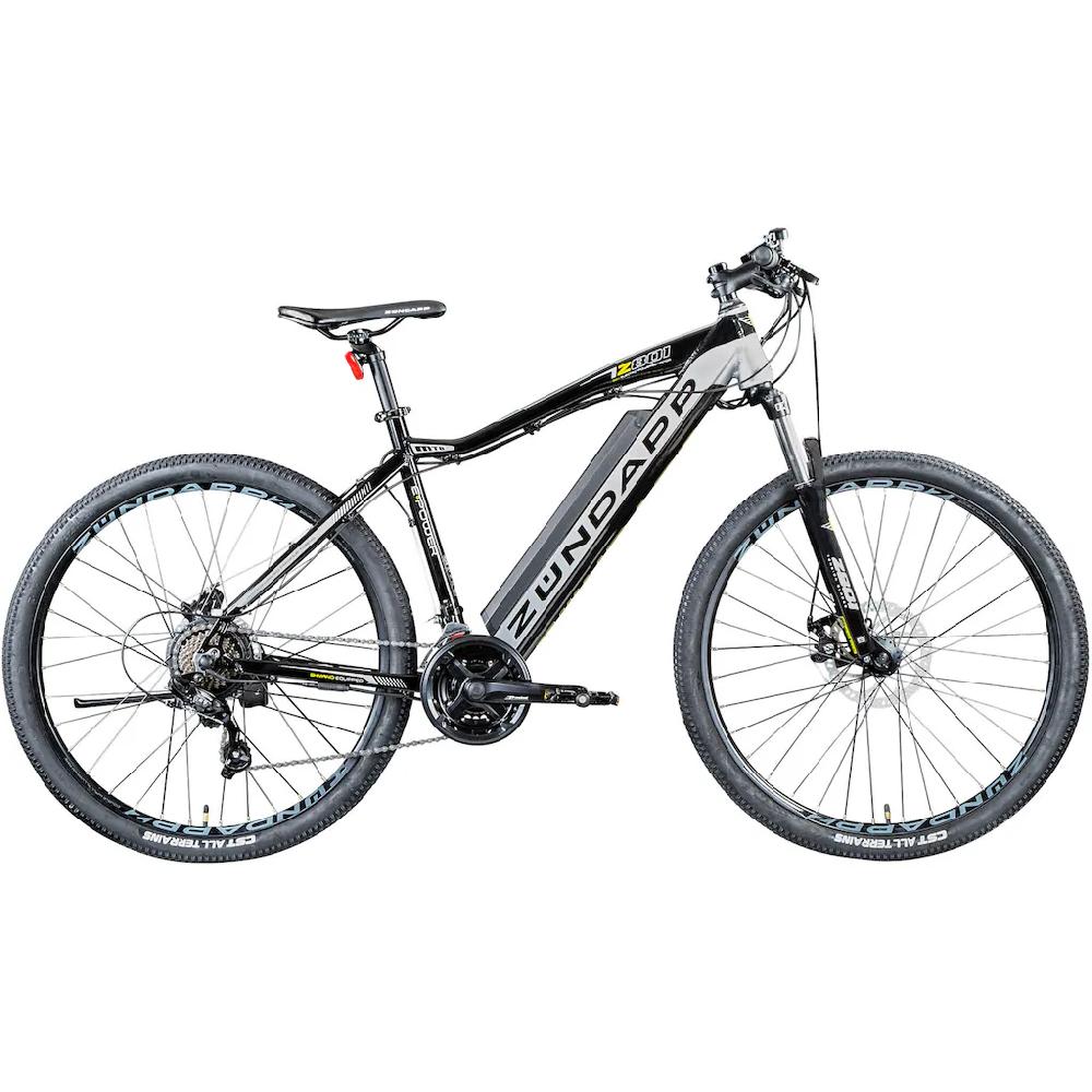 Zündapp E-Bike »Z801« 21 Gang Shimano Tourney RD-TY300 Heckmotor 250 W Pedelec Elektrofahrrad für Damen u. Herren MTB Mountainbike auf Rechnung online kaufen Schlussverkauf