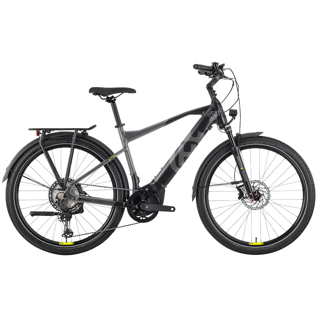 Husqvarna E-BICYCLES E-Bike »E-Trekkingbike Pather 2 Herren« 11 Gang Tektro RD-M550 Mittelmotor 250 W (27 5 Zoll Yamaha Motor Scheibenbremsen mit Straßenzulassung) Pedelec Elektrofahrrad für Herren Trekkingrad Fabrikverkauf