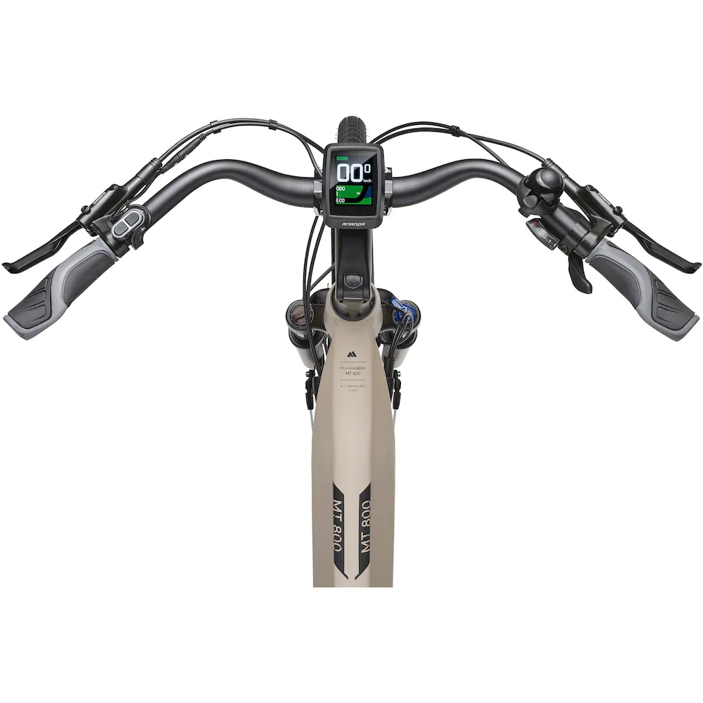 RUHRWERK E-Bike »MT800 Damen« 8 Gang Shimano Acera Mittelmotor 250 W Pedelec Elektrofahrrad für Damen Trekkingrad auf Rechnung Kostenloser Versand