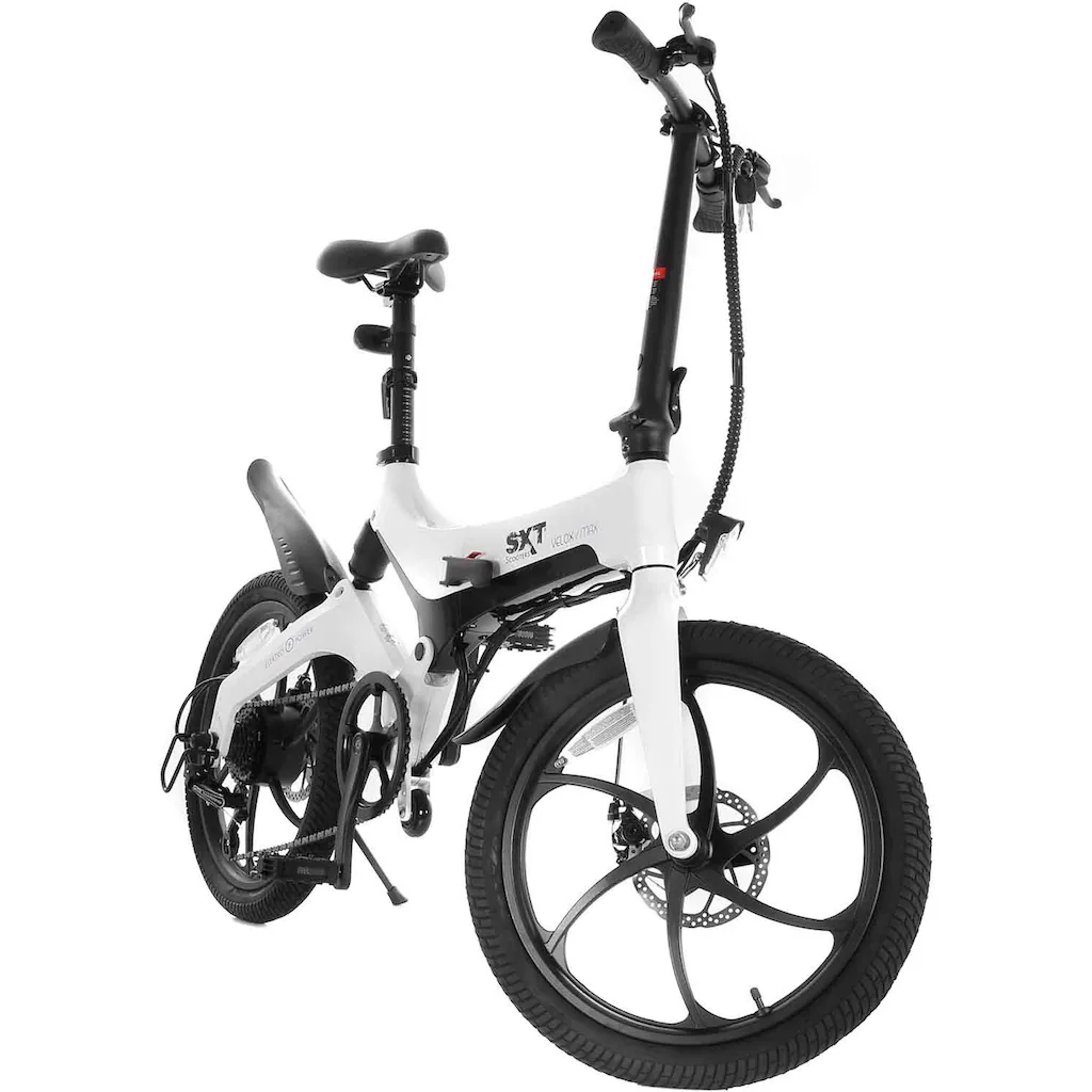 SXT Scooters E-Bike »Velox MAX« 6 Gang Heckmotor 250 W Pedelec Elektrofahrrad für Damen u. Herren Großer Ausverkauf
