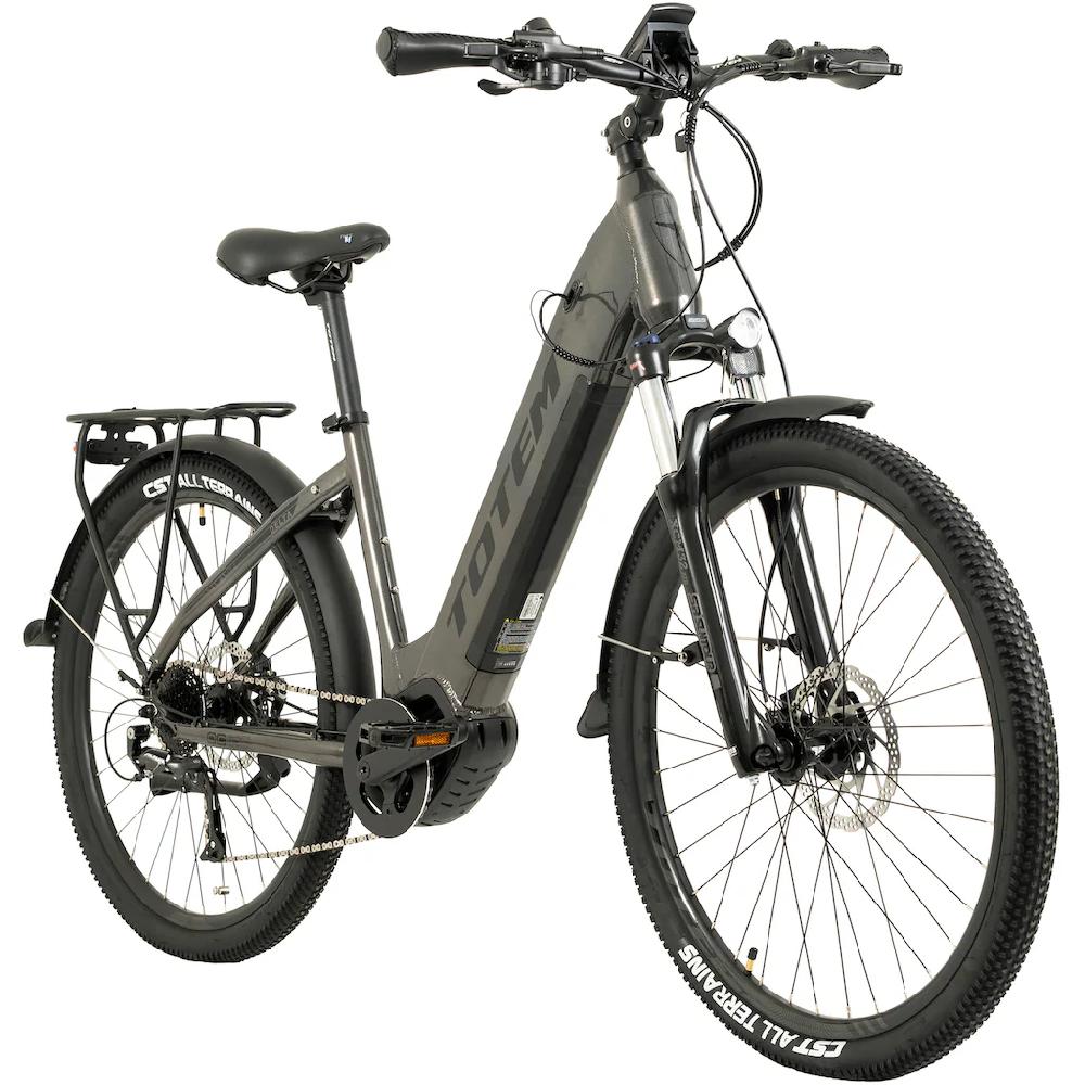 TOTEM E-Bike »DLT-40« 9 Gang Shimano Altus Mittelmotor 250 W Pedelec Elektrofahrrad für Herren auf Rechnung online kaufen Flash Sale