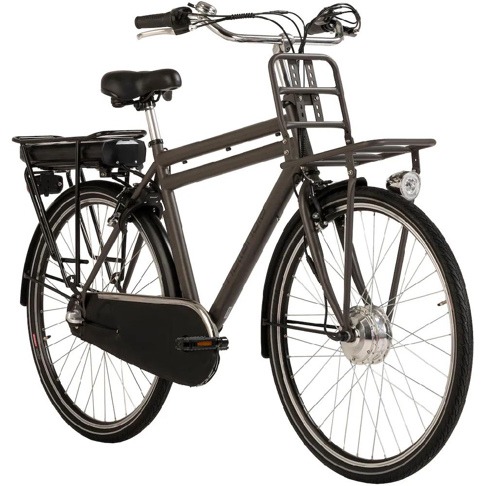 Hollandia E-Bike »Carry On« 3 Gang Shimano Nexus Frontmotor 250 W Pedelec Elektrofahrrad für Damen u. Herren Cityrad auf Raten Preisnachlass