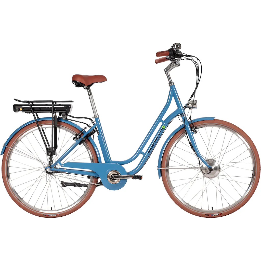 SAXONETTE E-Bike »Style Plus 2.0« 3 Gang Frontmotor 250 W (mit Akku-Ladegerät) Pedelec Elektrofahrrad für Damen u. Herren Cityrad auf Raten Top Angebot
