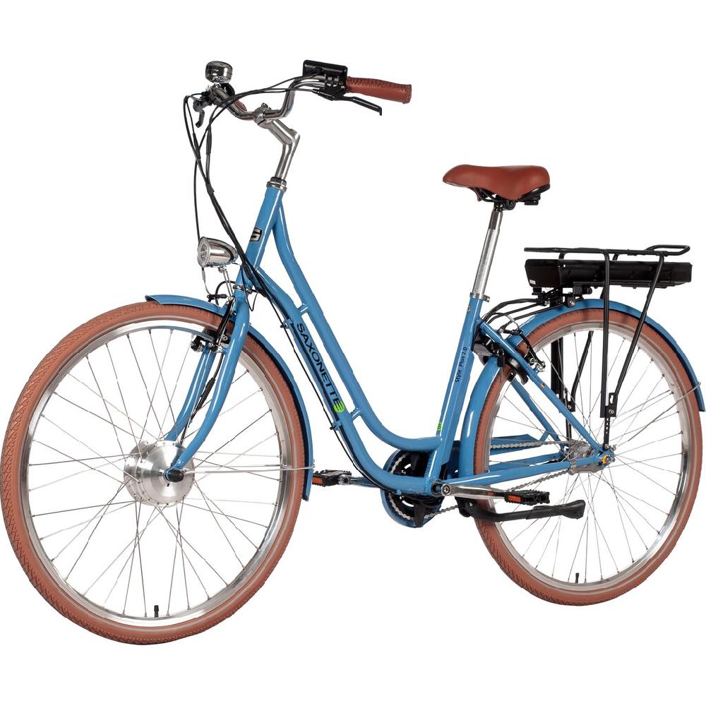 SAXONETTE E-Bike »Style Plus 2.0« 3 Gang Frontmotor 250 W (mit Akku-Ladegerät) Pedelec Elektrofahrrad für Damen u. Herren Cityrad auf Raten Top Angebot