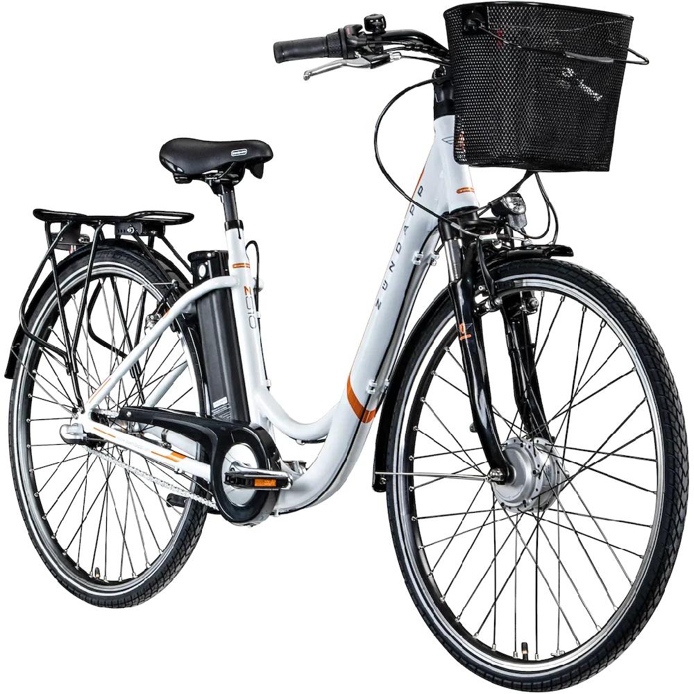Zündapp E-Bike »Z510« 3 Gang Shimano Nexus SC-3C41 Frontmotor 250 W Pedelec Elektrofahrrad für Damen u. Herren Cityrad auf Rechnung online kaufen Online Outlet