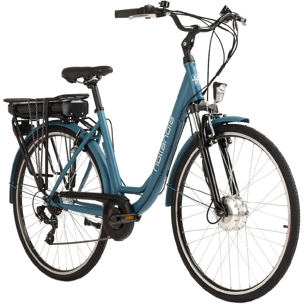 Hollandia E-Bike »Lido« 7 Gang Shimano Tourney Frontmotor 250 W Pedelec Elektrofahrrad für Damen u. Herren Cityrad Große Rabatte