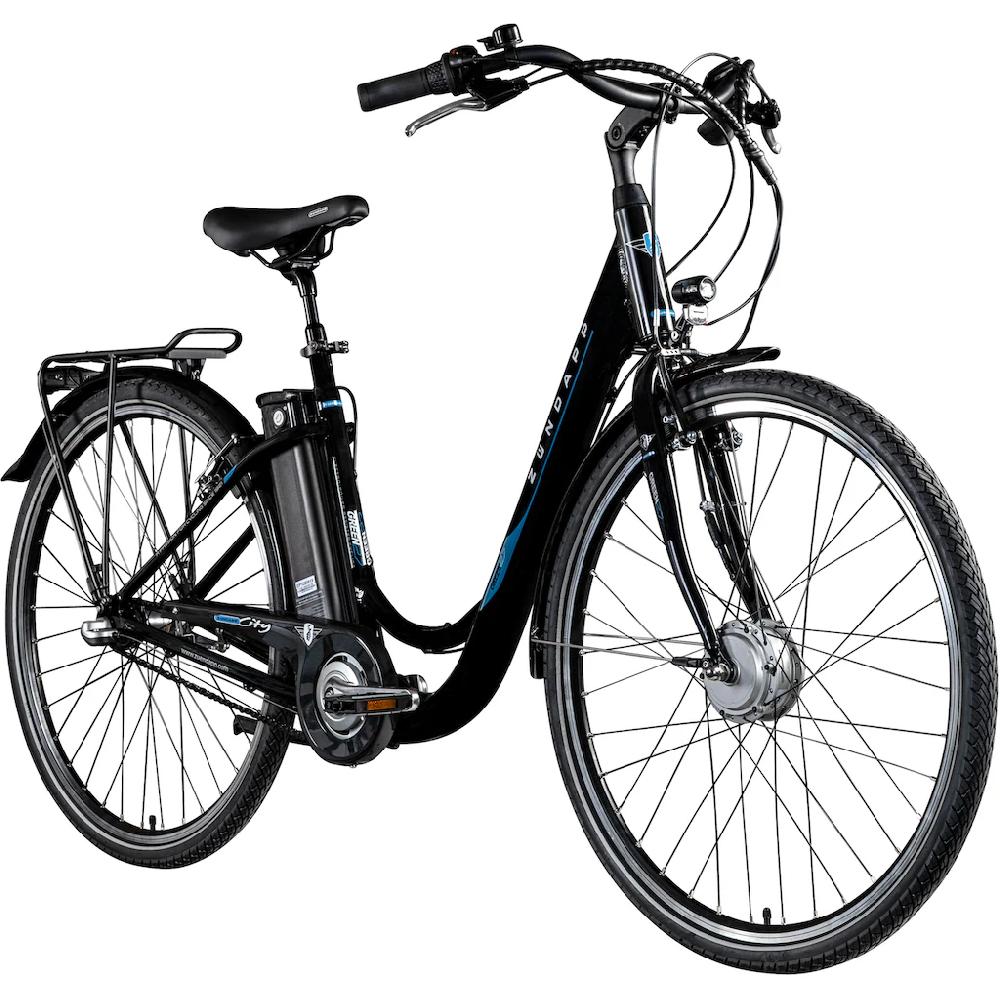 Zündapp E-Bike »Green 2.7« 3 Gang Shimano Nexus Frontmotor 250 W Pedelec Elektrofahrrad für Damen u. Herren Cityrad auf Rechnung bestellen Neuheiten
