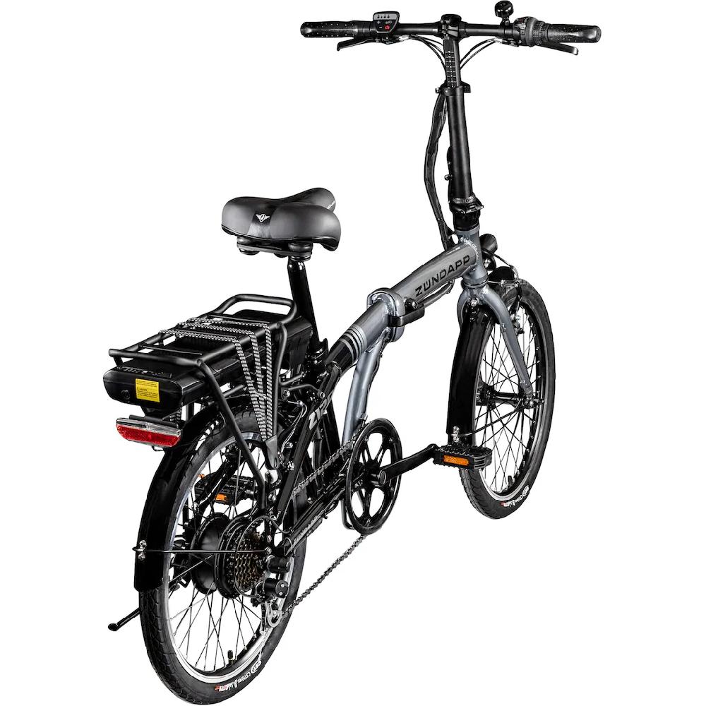 Zündapp E-Bike »Z120« 7 Gang Shimano Tourney Heckmotor 250 W Pedelec Elektrofahrrad für Damen u. Herren Klapprad Kauf eins, bekomm eins gratis
