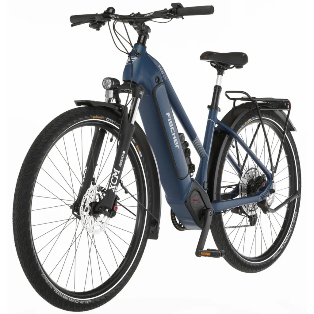 FISCHER Fahrrad E-Bike »VIATOR 8.0i Damen« 12 Gang SRAM Eagle SX Mittelmotor 250 W (mit Faltschloss) Pedelec Elektrofahrrad für Damen u. Herren Trekkingrad auf Rechnung Begrenzte Freigabe