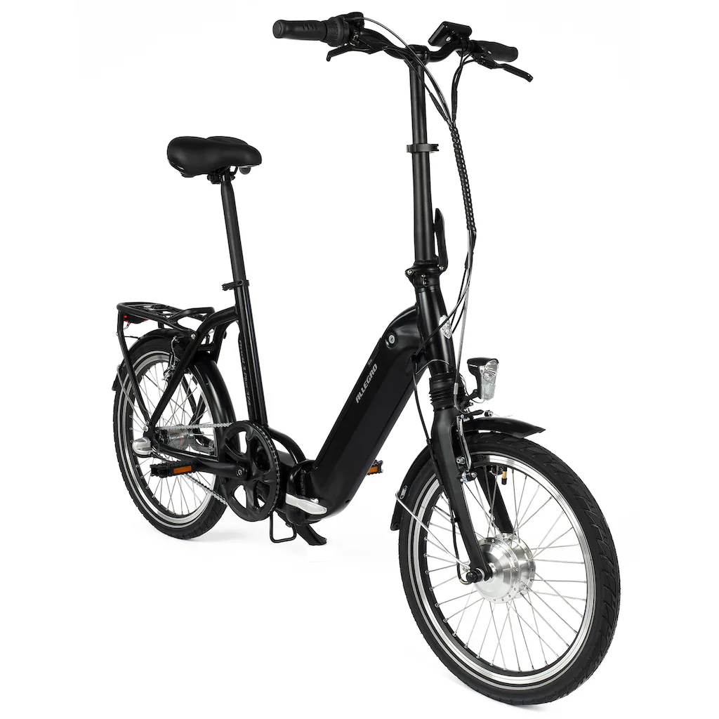 ALLEGRO E-Bike »Andi 3 Plus 374« 3 Gang Shimano Nexus Frontmotor 250 W Pedelec Elektrofahrrad für Damen u. Herren Faltrad Letzter Tag