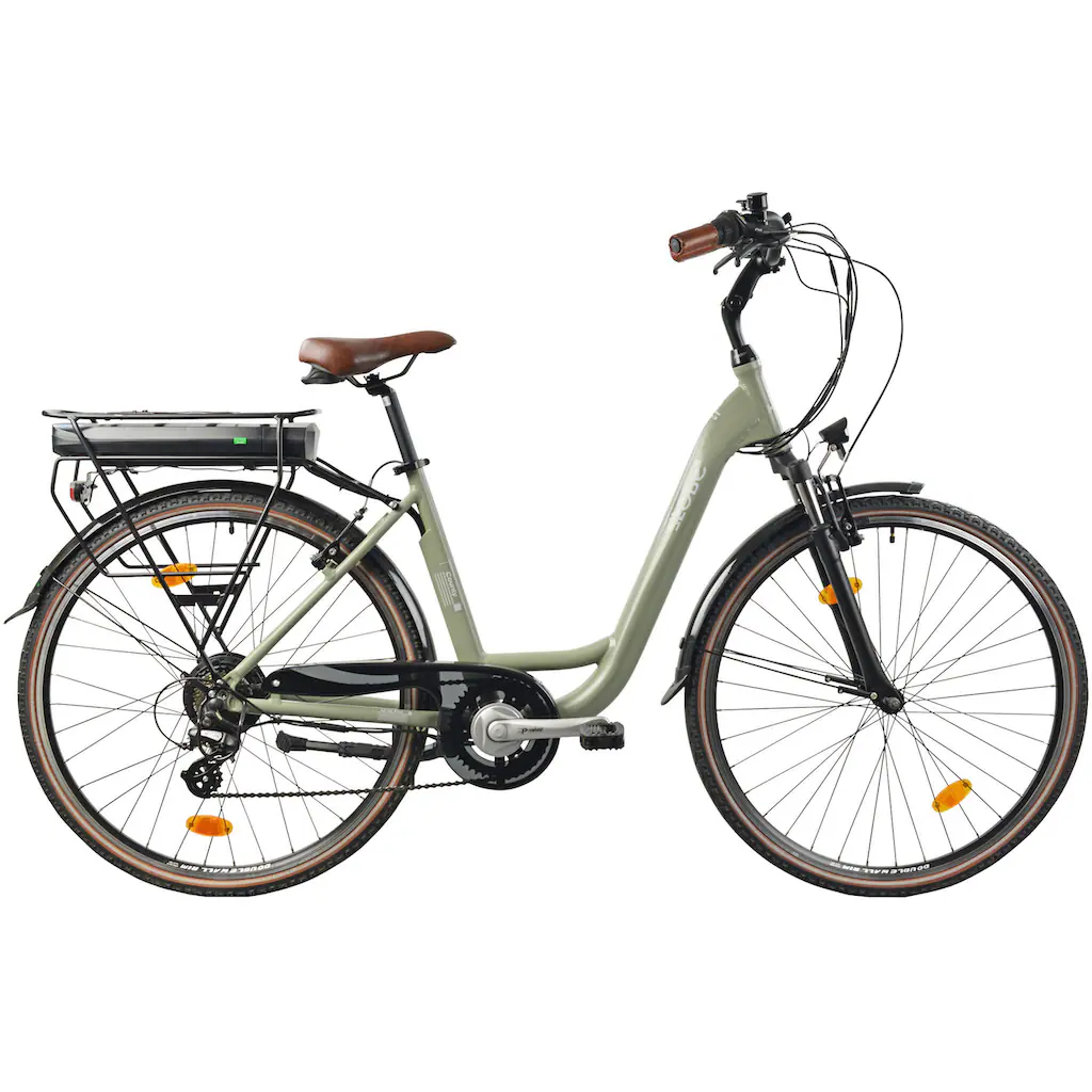 LLobe E-Bike »City E-Bike 28" County grün« Shimano Altus Heckmotor 250 W auf Rechnung Bis zu 50% Rabatt