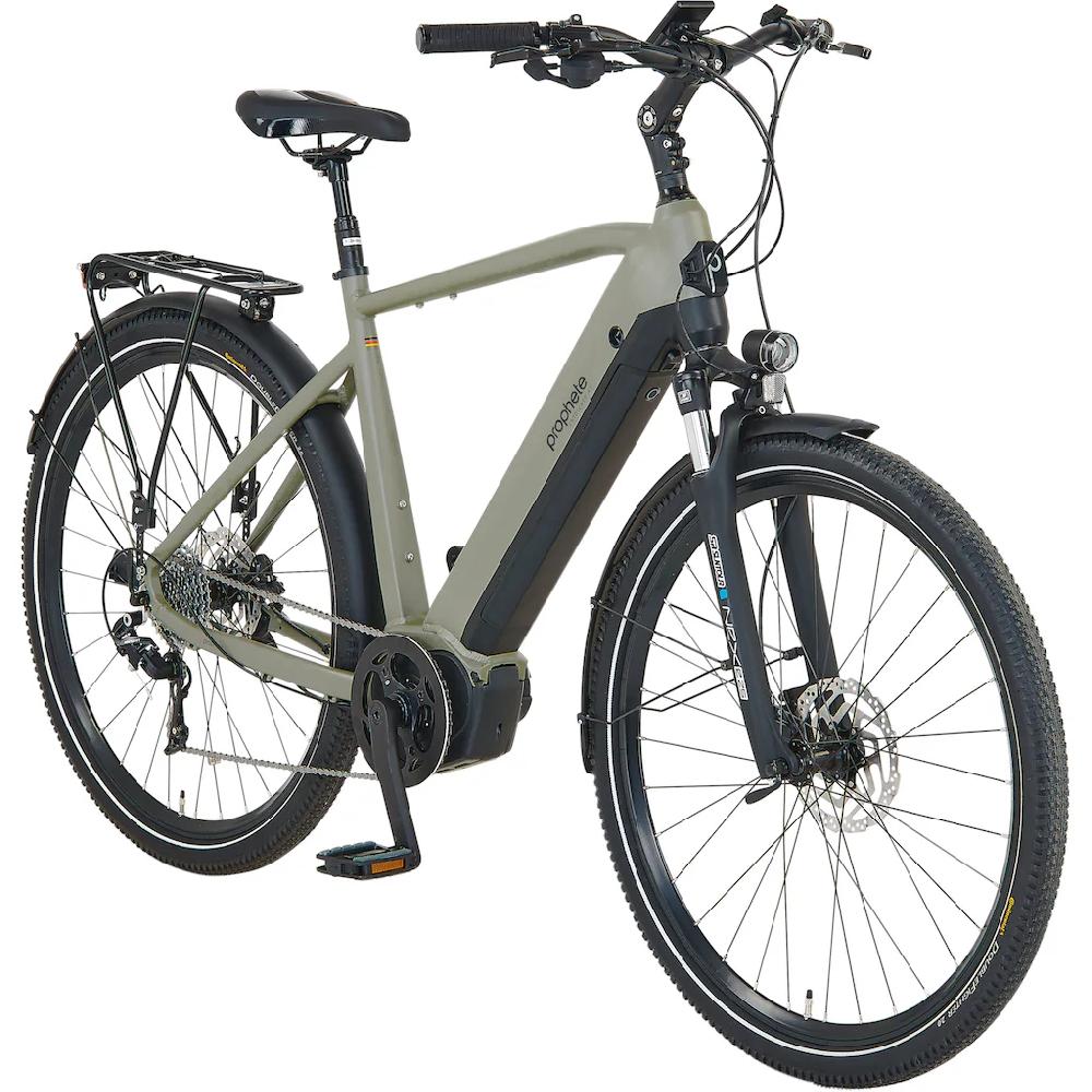 Prophete E-Bike »Entdecker 4.0« 10 Gang microSHIFT RD-M61S Mittelmotor 250 W Pedelec Elektrofahrrad für Herren Trekkingrad auf Raten Bis zu 65% Rabatt