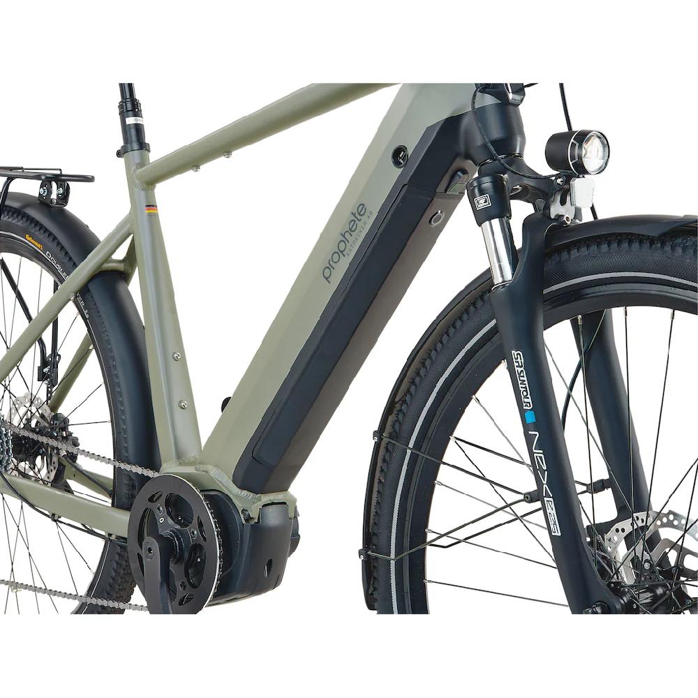 Prophete E-Bike »Entdecker 4.0« 10 Gang microSHIFT RD-M61S Mittelmotor 250 W Pedelec Elektrofahrrad für Herren Trekkingrad auf Raten Bis zu 65% Rabatt
