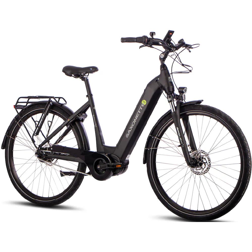 SAXONETTE E-Bike »Quantum Plus« 8 Gang Shimano Nexus Mittelmotor 250 W Pedelec Elektrofahrrad für Damen u. Herren Cityrad auf Rechnung bestellen Bis zu 55% Rabatt