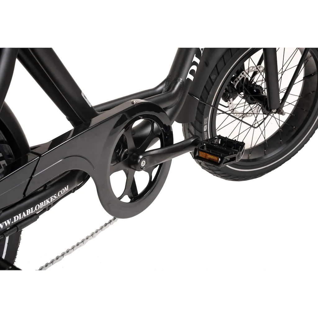 DIABLO BIKES E-Bike »X1« 7 Gang Shimano Tourney Heckmotor 250 W Pedelec Elektrofahrrad für Damen u. Herren Cityrad auf Rechnung 50% Rabatt mit kostenlosem Versand