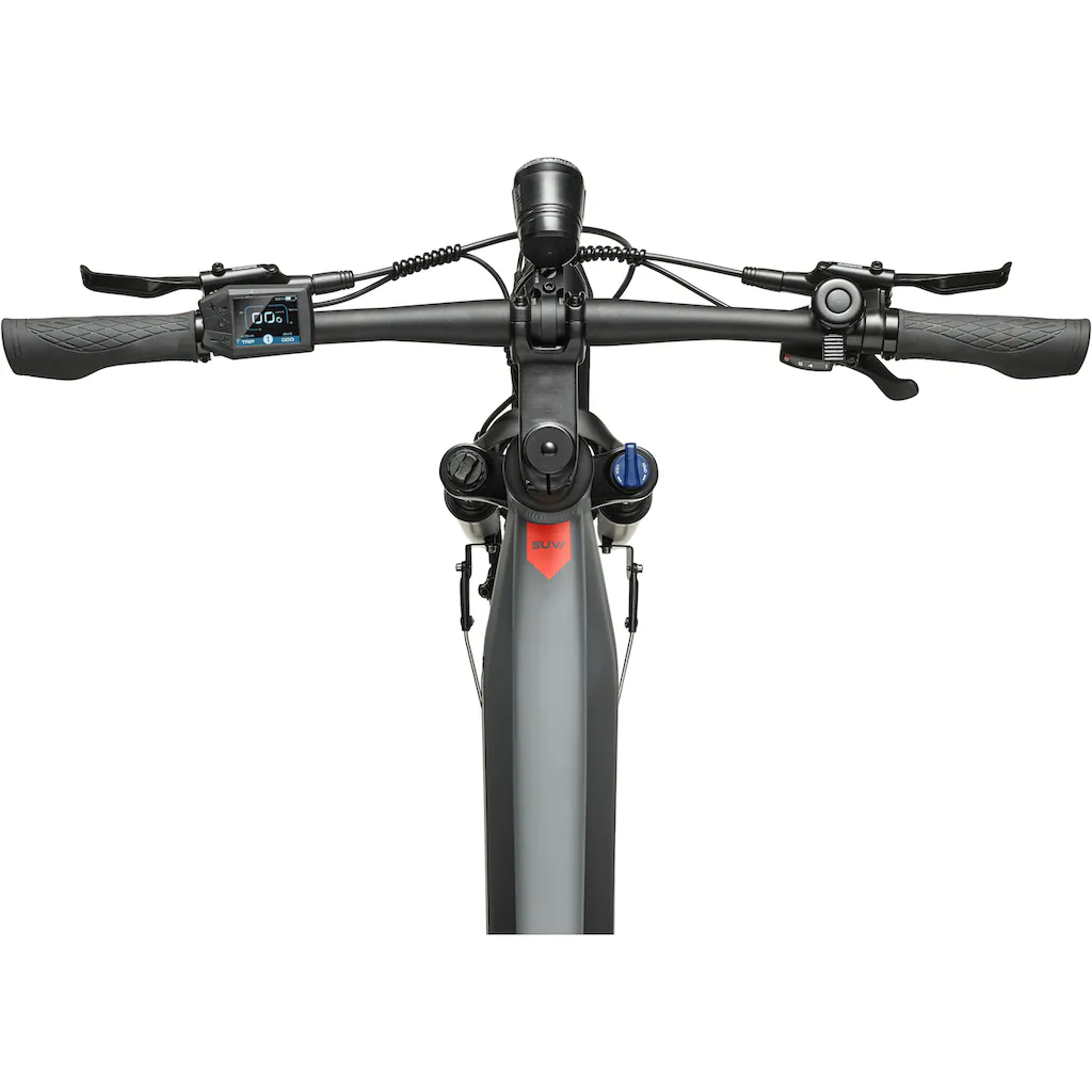 Telefunken E-Bike »SUV710« 9 Gang Shimano Mittelmotor 250 W (27 5 Zoll Straßenzulassung Scheibenbremsen) Pedelec Elektrofahrrad für Herren u. Damen Trekkingrad Cityrad auf Raten Clearance-Verkauf