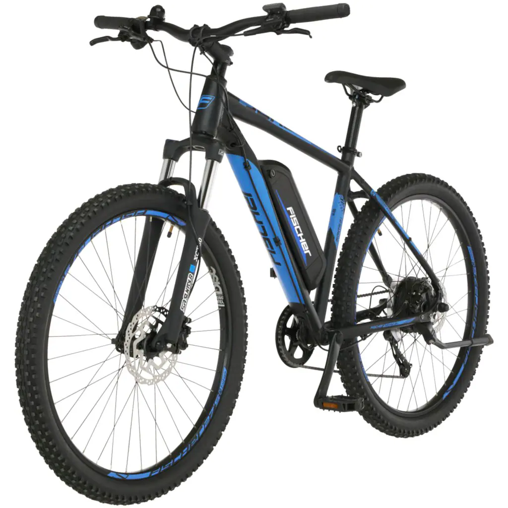 FISCHER Fahrrad E-Bike »MONTIS 2.1 557« 9 Gang Shimano Altus Heckmotor 250 W (Schloss) Pedelec Elektrofahrrad für Damen u. Herren MTB Mountainbike auf Rechnung online kaufen Kostenloser Versand international