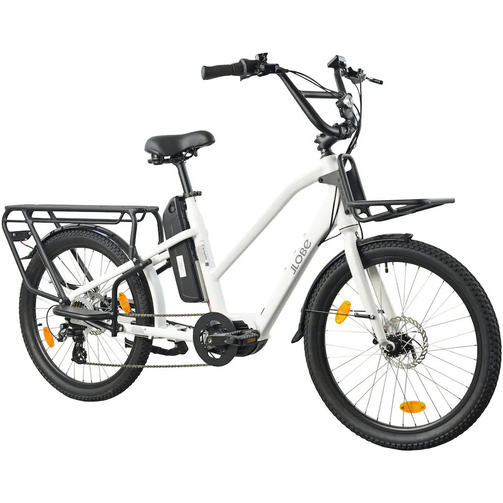 LLobe E-Bike »Cargo City E-Bike Cargado« Shimano Tourney Mittelmotor 250 W auf Rechnung zollfrei