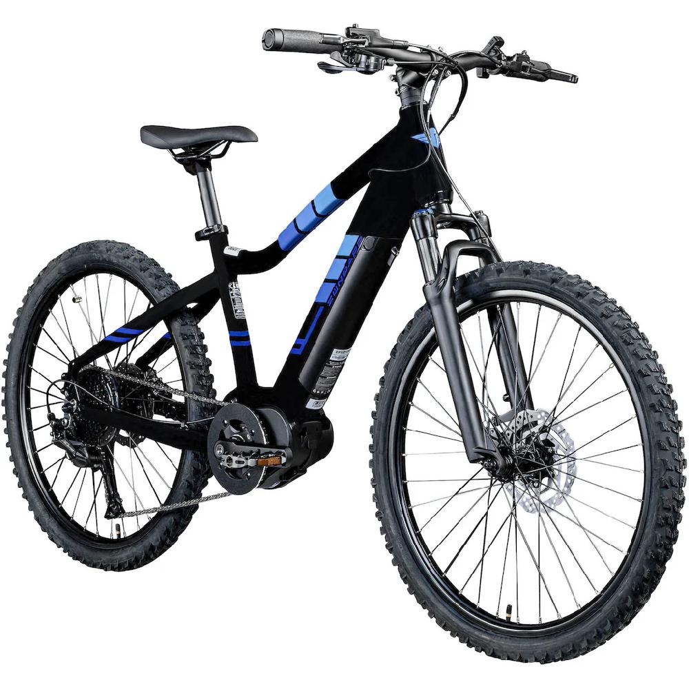 Zündapp E-Bike »Z240« 9 Gang Shimano Alivio RD-M3100 SGS Mittelmotor 250 W E Bike Mountainbike 24 Zoll Elektro Bike 130-145 cm Jugendliche ab 8 Outlet