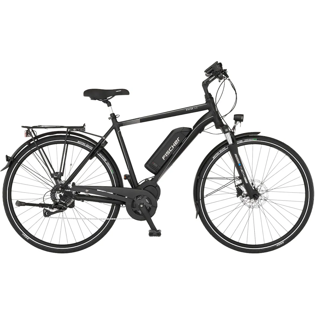 FISCHER Fahrrad E-Bike »VIATOR 3.0 Herren 55« 8 Gang Shimano Acera Mittelmotor 250 W (mit Faltschloss) Pedelec Elektrofahrrad für Damen u. Herren Trekkingrad auf Raten Hotsell