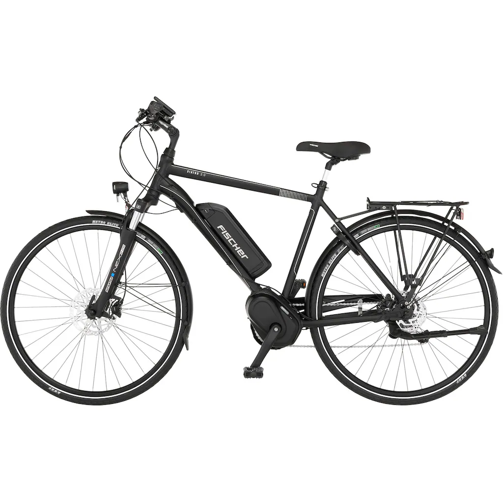 FISCHER Fahrrad E-Bike »VIATOR 3.0 Herren 55« 8 Gang Shimano Acera Mittelmotor 250 W (mit Faltschloss) Pedelec Elektrofahrrad für Damen u. Herren Trekkingrad auf Raten Hotsell