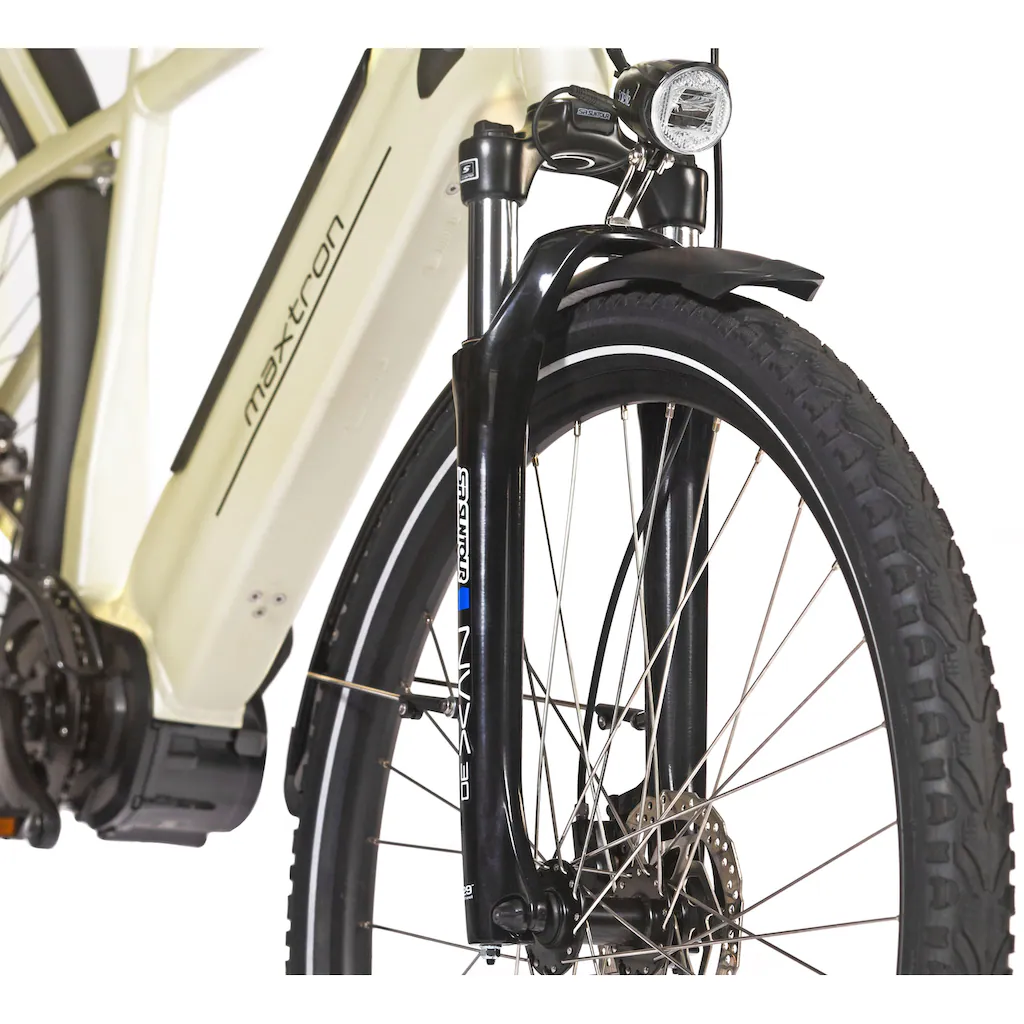 Maxtron E-Bike »MTS 21X« 11 Gang Shimano Deore Mittelmotor 250 W Pedelec Elektrofahrrad für Damen u. Herren Cityrad auf Rechnung online bestellen Günstiger Verkauf