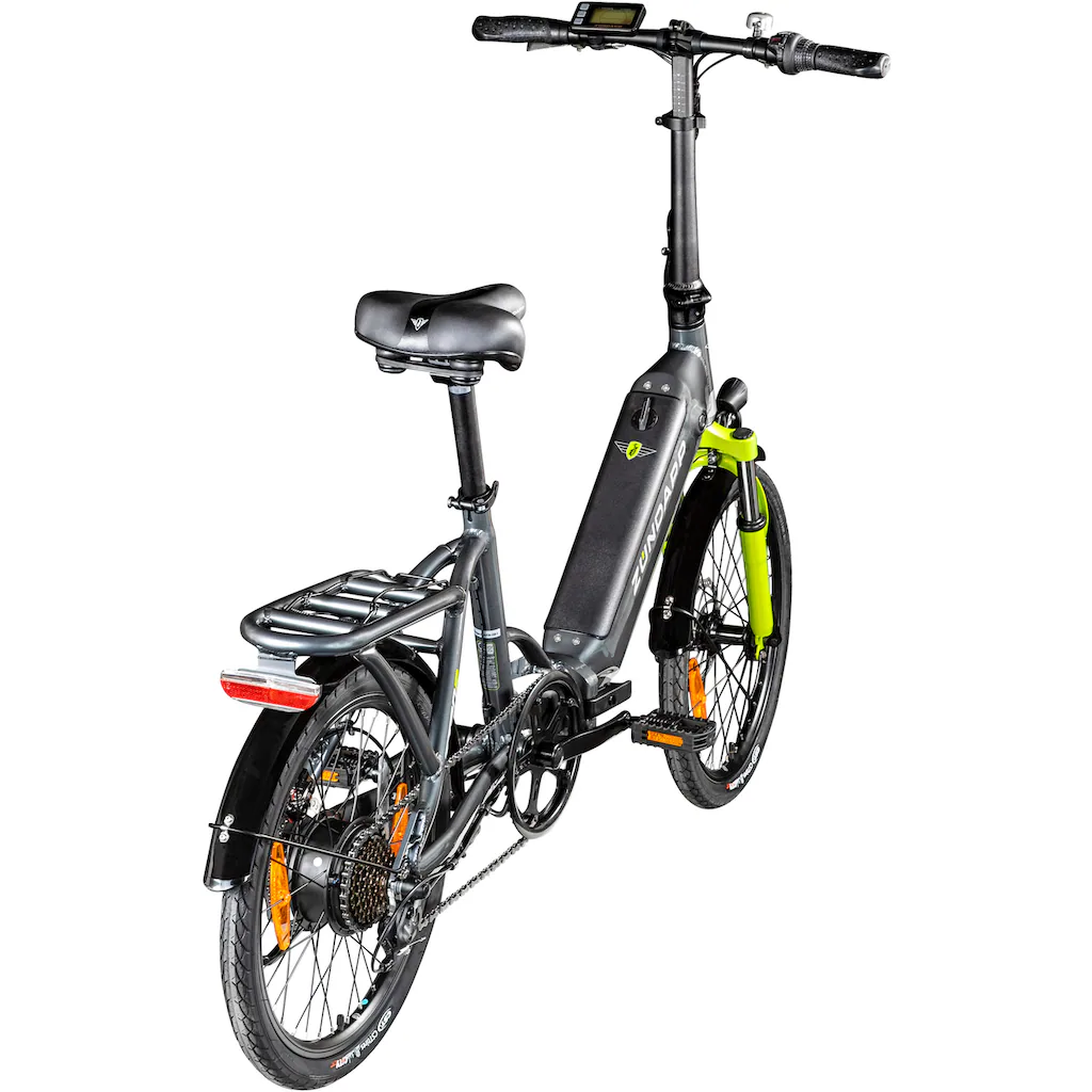Zündapp E-Bike »ZT20R« 6 Gang Heckmotor 486 W Pedelec Elektrofahrrad für Damen u. Herren Faltrad auf Rechnung Fabrikverkauf