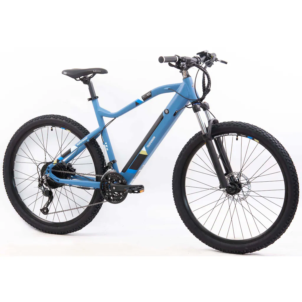 Telefunken E-Bike »Aufsteiger M923« 27 Gang Shimano Altus Heckmotor 250 W Pedelec Elektrofahrrad für Damen u. Herren MTB Mountainbike auf Rechnung kaufen Fabrikpreis