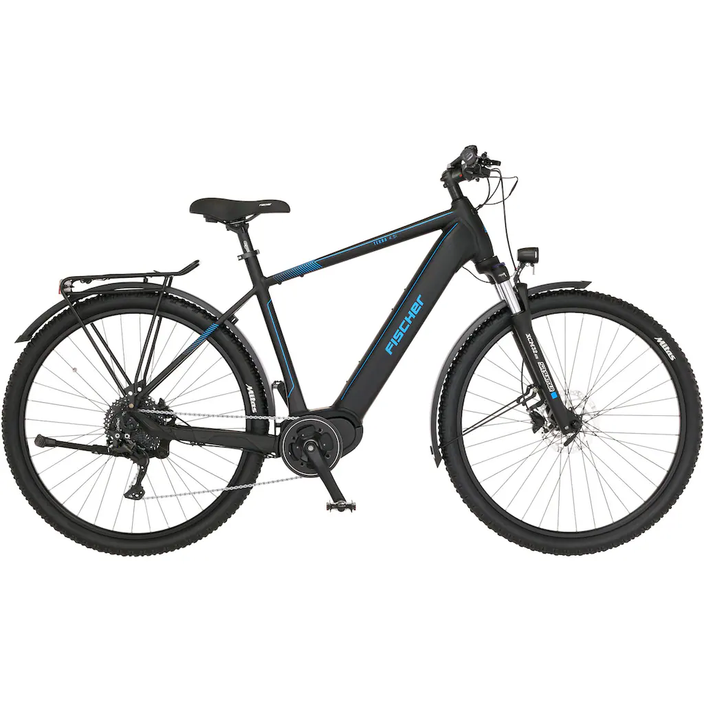 FISCHER Fahrrad E-Bike »TERRA 4.5i 522« 10 Gang Shimano Deore Mittelmotor 250 W (mit Schloss) Pedelec Elektrofahrrad für Damen u. Herren ATP Begrenztes Angebot