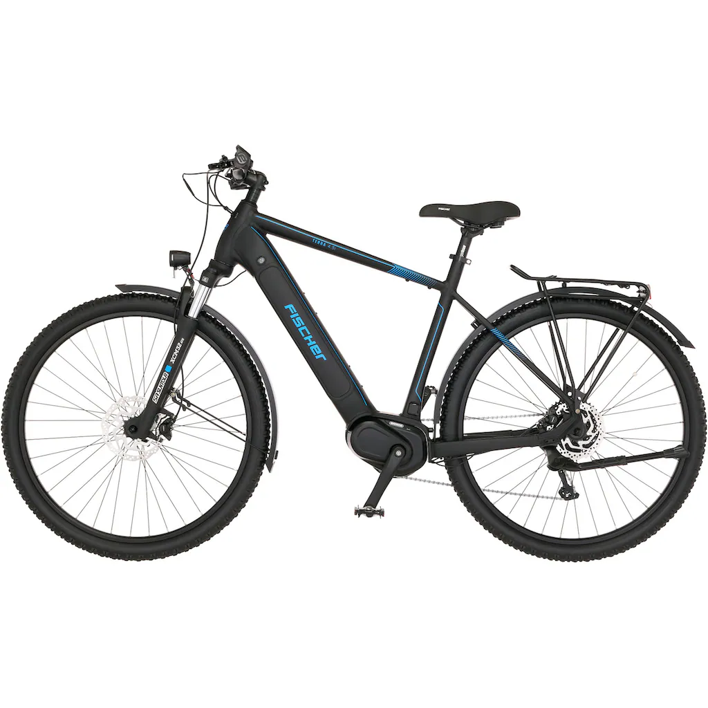 FISCHER Fahrrad E-Bike »TERRA 4.5i 522« 10 Gang Shimano Deore Mittelmotor 250 W (mit Schloss) Pedelec Elektrofahrrad für Damen u. Herren ATP Begrenztes Angebot