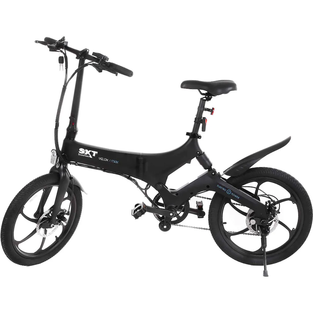 SXT Scooters E-Bike »Velox MAX« 6 Gang Heckmotor 250 W Pedelec Elektrofahrrad für Damen u. Herren auf Rechnung Exklusivangebot