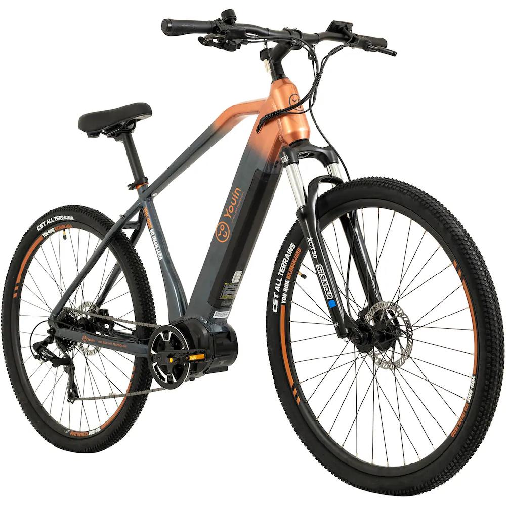 TOTEM E-Bike »FJ-M« 8 Gang Shimano Tourney Mittelmotor 250 W Pedelec Elektrofahrrad für Damen u. Herren MTB Mountainbike auf Raten Cyber Monday