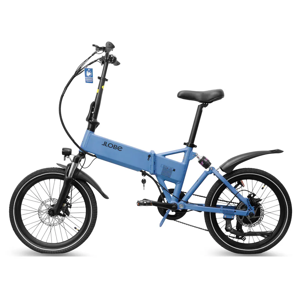 LLobe E-Bike »City III blau 36V / 10 4Ah« 3 Gang Shimano 7-Gang Shimano Kettenschaltung Frontmotor 250 W Pedelec Elektrofahrrad für Damen u. Herren auf Rechnung online bestellen Osterangebot