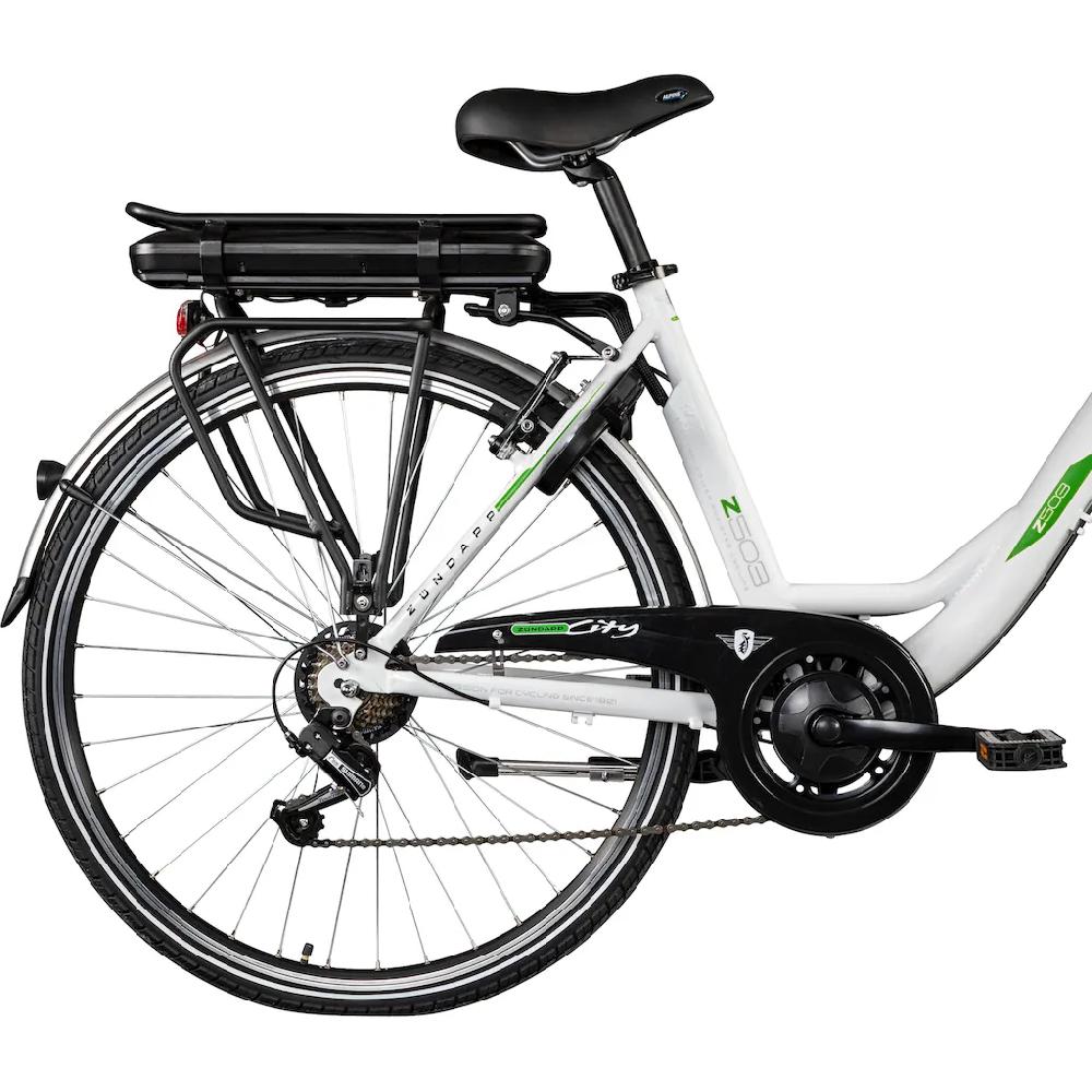 Zündapp E-Bike »Z503« 7 Gang Shimano Tourney RD-TY21 Frontmotor 250 W Pedelec Elektrofahrrad für Damen u. Herren Cityrad Vatertagsangebot