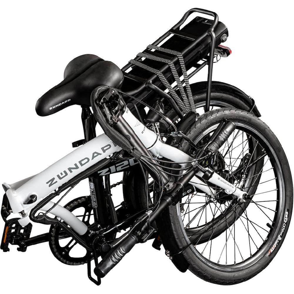 Zündapp E-Bike »Z120« 7 Gang Shimano Tourney Heckmotor 250 W Pedelec Elektrofahrrad für Damen u. Herren Klapprad auf Rechnung online kaufen Jubiläumsangebot