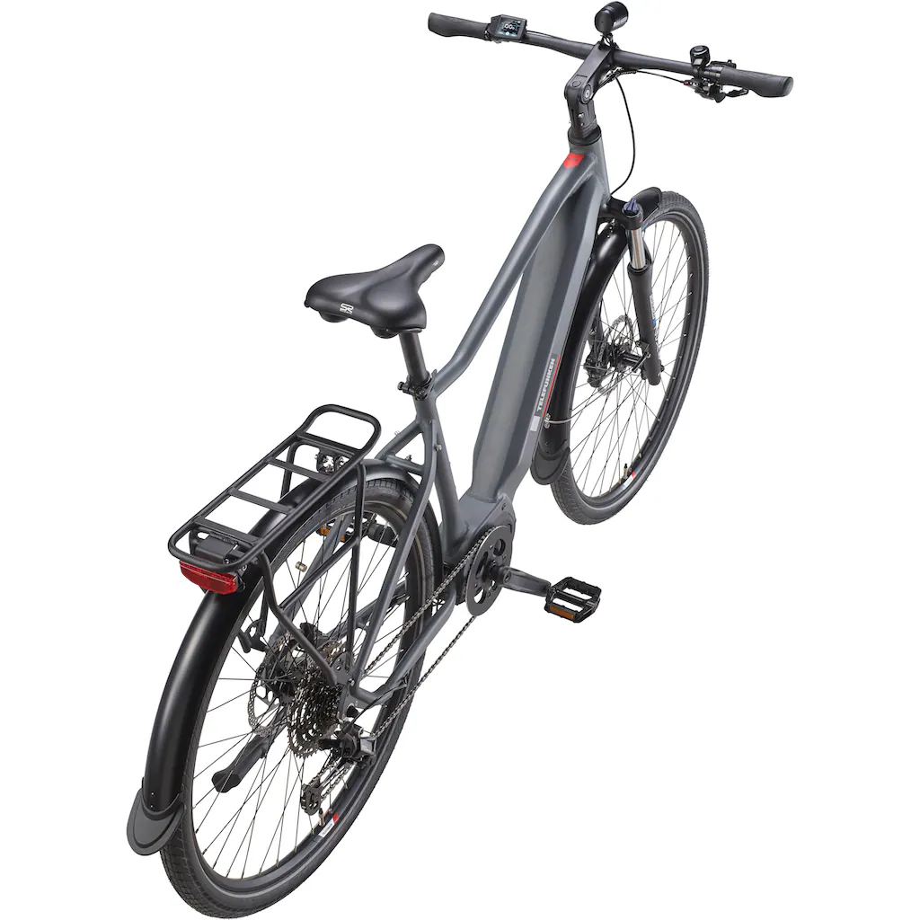 Telefunken E-Bike »SUV700« 10 Gang Shimano Mittelmotor 250 W (29 Zoll Straßenzulassung Scheibenbremsen) Pedelec Elektrofahrrad für Herren u. Damen Trekkingrad Cityrad auf Raten Heißer Verkauf