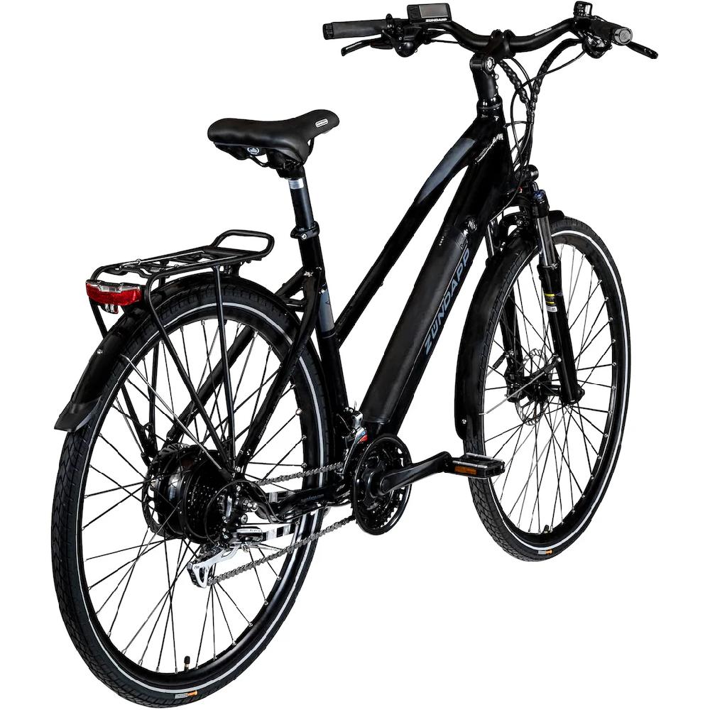 Zündapp E-Bike »Z810« 24 Gang Shimano Altus RD-M310 Heckmotor 250 W Pedelec Elektrofahrrad für Damen Trekkingrad auf Raten Große Rabatte