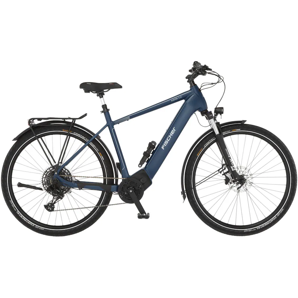FISCHER Fahrrad E-Bike »VIATOR 8.0I 711 55« 12 Gang SX 11-50 Kettenschaltung (mit Faltschloss) Pedelec Elektrofahrrad für Damen u. Herren Trekkingrad auf Raten Saisonale Angebote