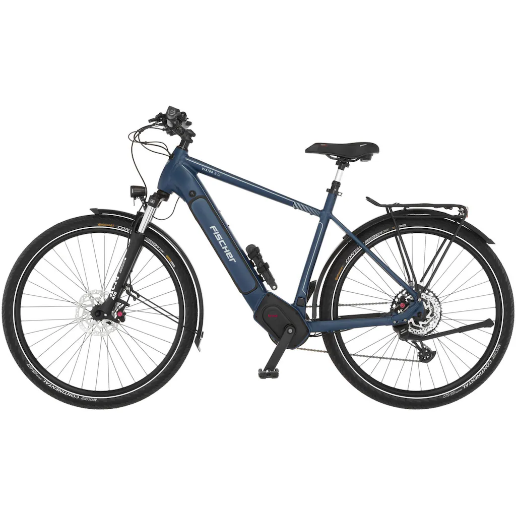 FISCHER Fahrrad E-Bike »VIATOR 8.0I 711 55« 12 Gang SX 11-50 Kettenschaltung (mit Faltschloss) Pedelec Elektrofahrrad für Damen u. Herren Trekkingrad auf Raten Saisonale Angebote
