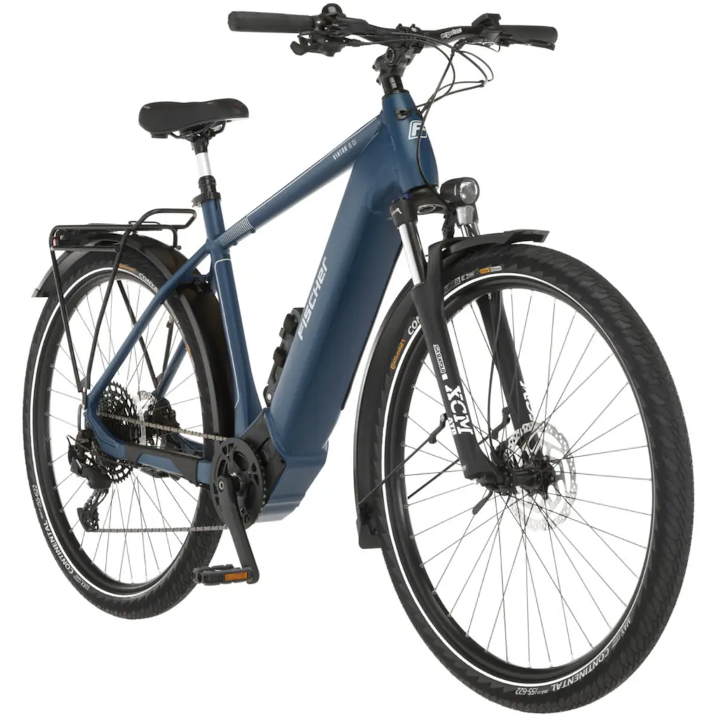 FISCHER Fahrrad E-Bike »VIATOR 8.0I 711 55« 12 Gang SX 11-50 Kettenschaltung (mit Faltschloss) Pedelec Elektrofahrrad für Damen u. Herren Trekkingrad auf Raten Saisonale Angebote