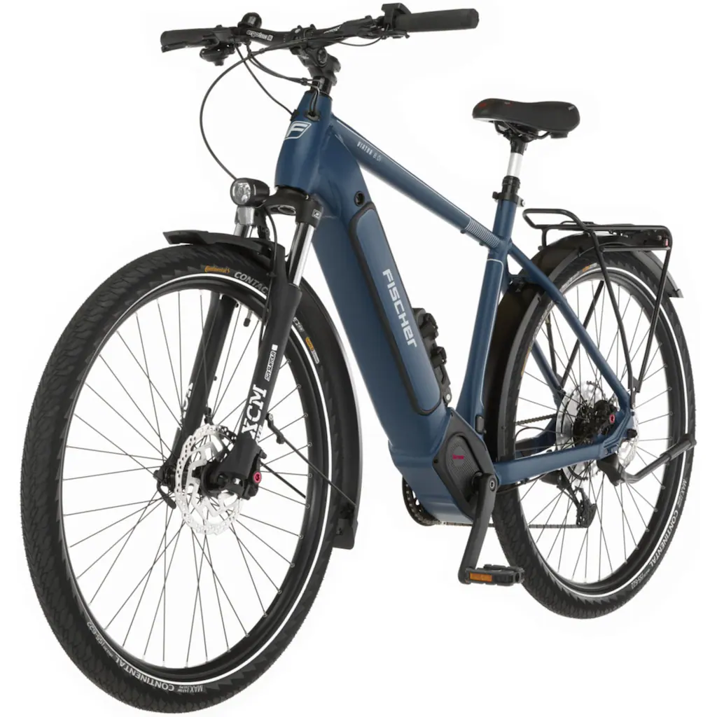 FISCHER Fahrrad E-Bike »VIATOR 8.0I 711 55« 12 Gang SX 11-50 Kettenschaltung (mit Faltschloss) Pedelec Elektrofahrrad für Damen u. Herren Trekkingrad auf Raten Saisonale Angebote