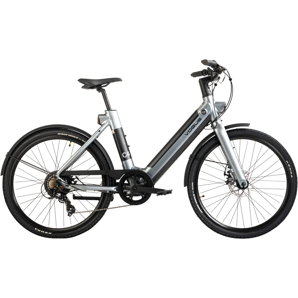 VOGUE BIKE E-Bike »C4« 7 Gang Shimano Tourney Heckmotor 250 W Pedelec Elektrofahrrad für Damen u. Herren Cityrad auf Rechnung Kauf eins, bekomm eins gratis