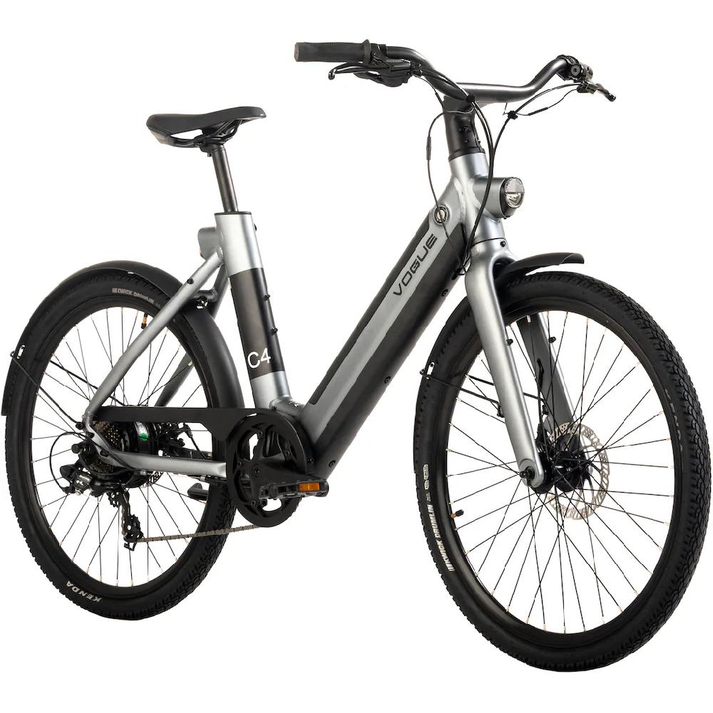 VOGUE BIKE E-Bike »C4« 7 Gang Shimano Tourney Heckmotor 250 W Pedelec Elektrofahrrad für Damen u. Herren Cityrad auf Rechnung Kauf eins, bekomm eins gratis