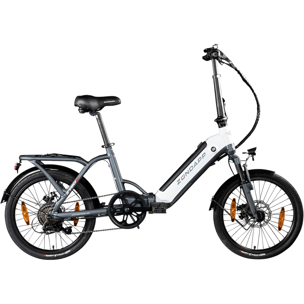 Zündapp E-Bike »ZT20R« 6 Gang Heckmotor 250 W Pedelec Elektrofahrrad für Damen u. Herren Faltrad auf Rechnung online bestellen VIP-Rabatte