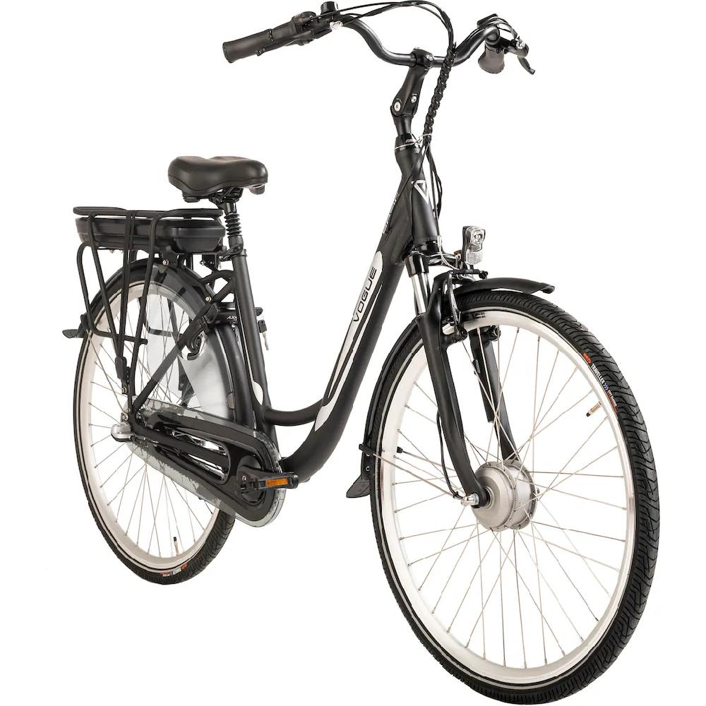 VOGUE BIKE E-Bike »Basic« 3 Gang Shimano Nexus Frontmotor 250 W Pedelec Elektrofahrrad für Damen u. Herren Cityrad auf Rechnung online bestellen Super Sparpreis