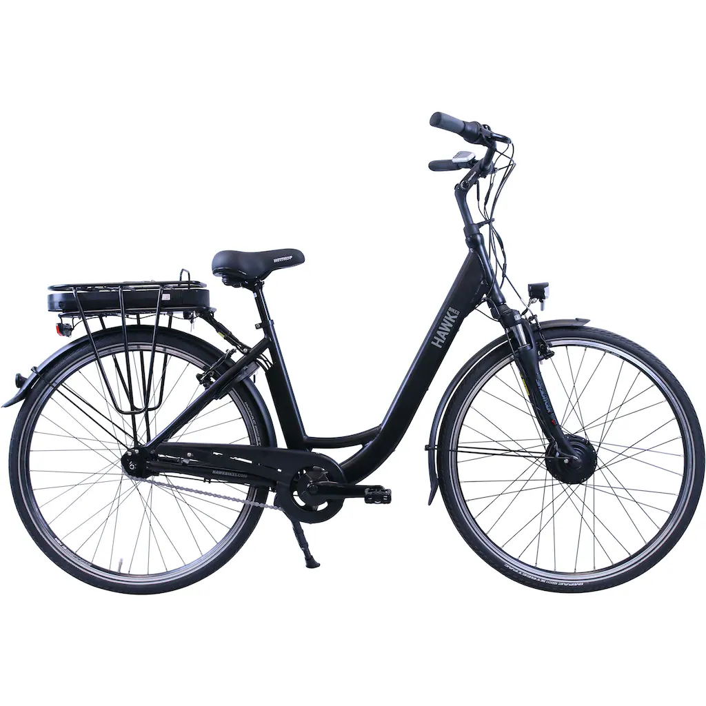 HAWK Bikes E-Bike »eCity Wave« 7 Gang Shimano Nexus 7-Gang Frontmotor 250 W Pedelec Elektrofahrrad für Damen u. Herren Cityrad auf Rechnung kaufen Kostenlose Rückgabe